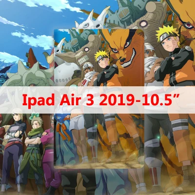 02 Ipad Air3 10.5 Стильная футболка с изображением персонажей видеоигр Одна деталь из искусственной кожи для Apple Ipad-9,7 для Ipad Air 1 2 3 Ipad Pro 9,7 10,5 11 мин 5 4 ударозащитный чехол - Цвет: 02 Ipad Air3 10.5