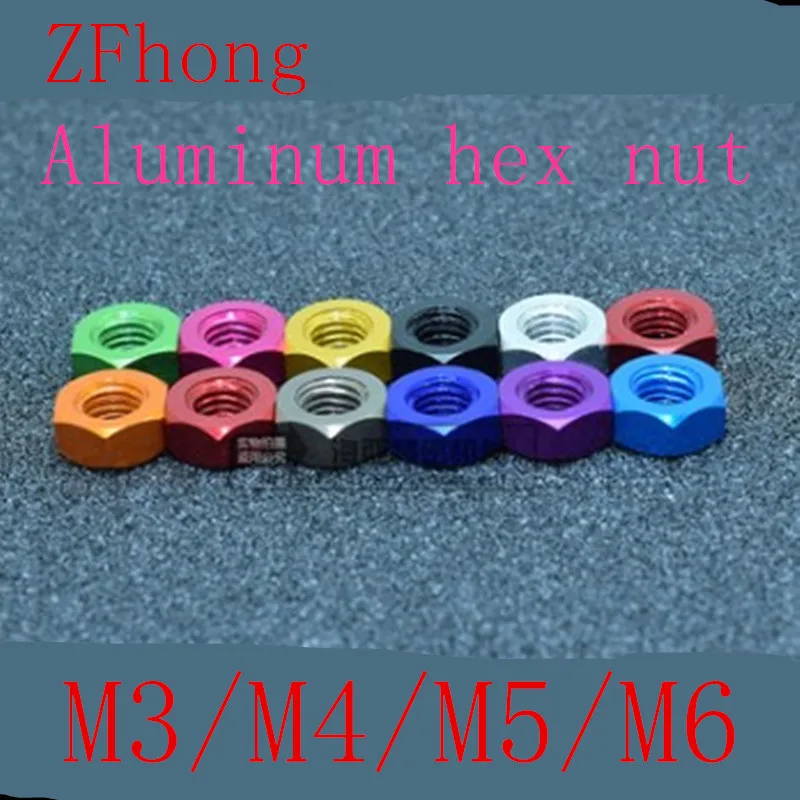 10 Pezzi DIN934 Colorati M3 M4 M5 M6 Dadi Esagonali Esagonali In - Foto 8