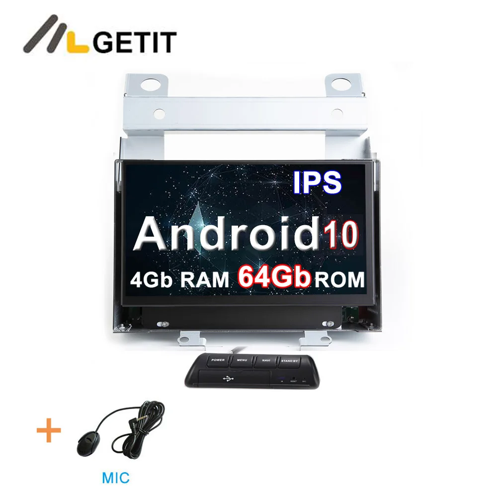 DSP ips Android 10 автомобильный DVD Мультимедиа Радио gps стерео для Land Rover freelander 2 2007-2012 радио gps стерео - Цвет: 4G RAM - 64G ROM