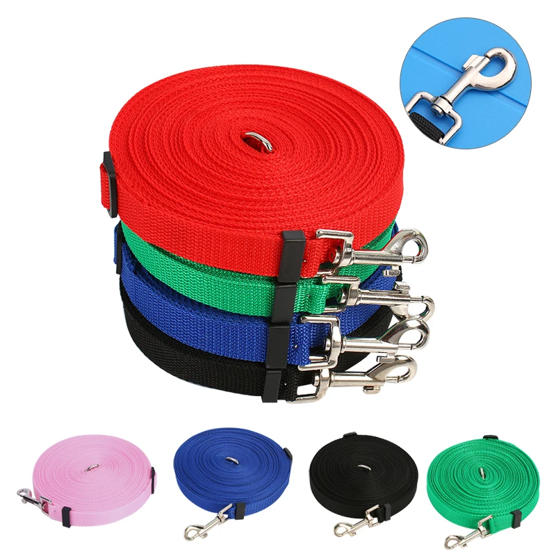 

YVYOO Nylon Pet dog Leash 5 Colors 3M 4.5M 6M Walking Training Leash Cats Dogs Harness Collar Leash Strap Belt U12