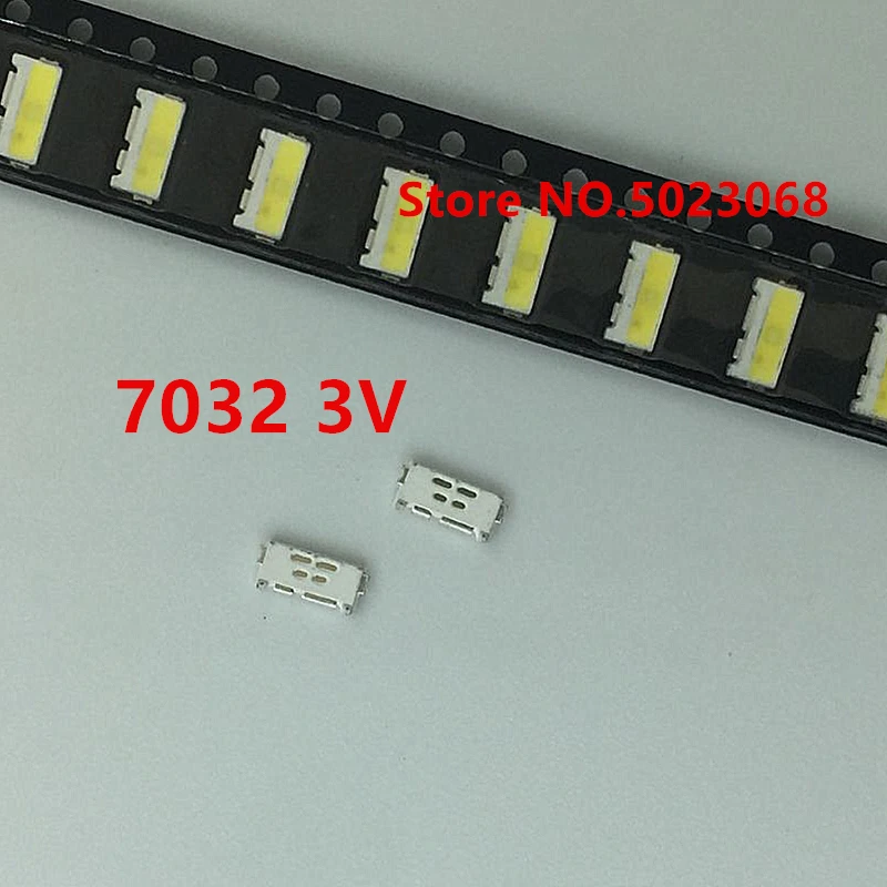 100 шт. для АОТ ТВ Подсветка Применение 7032 3V SMD светодиодный лазерный диод 0 7 W