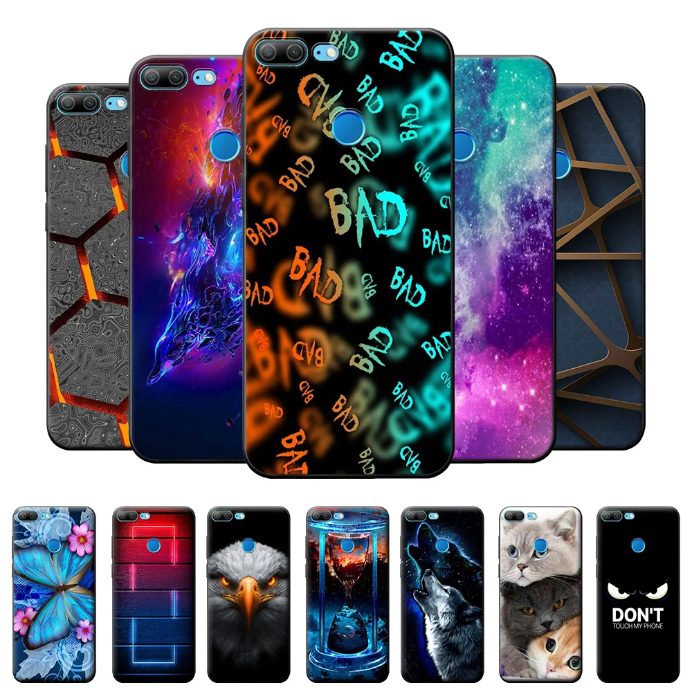 Funda Honor 9 Lite para Huawei Honor 9 Lite, funda de TPU, funda trasera de silicona suave con dibujos de Honor 9 Lite
