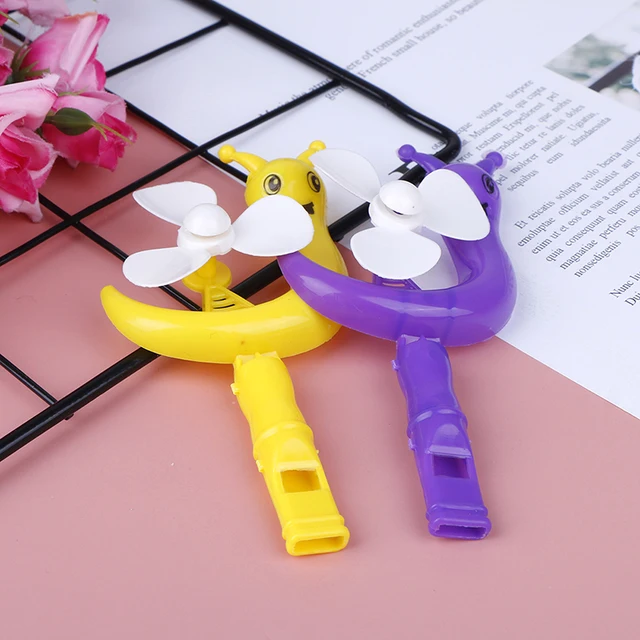 5Pcs Baby Kids Toy Windmill Lollipop Shape Small Windmill Whistle Developmental Outdoor Handle Toy Pinwheel Wind Spinner 6