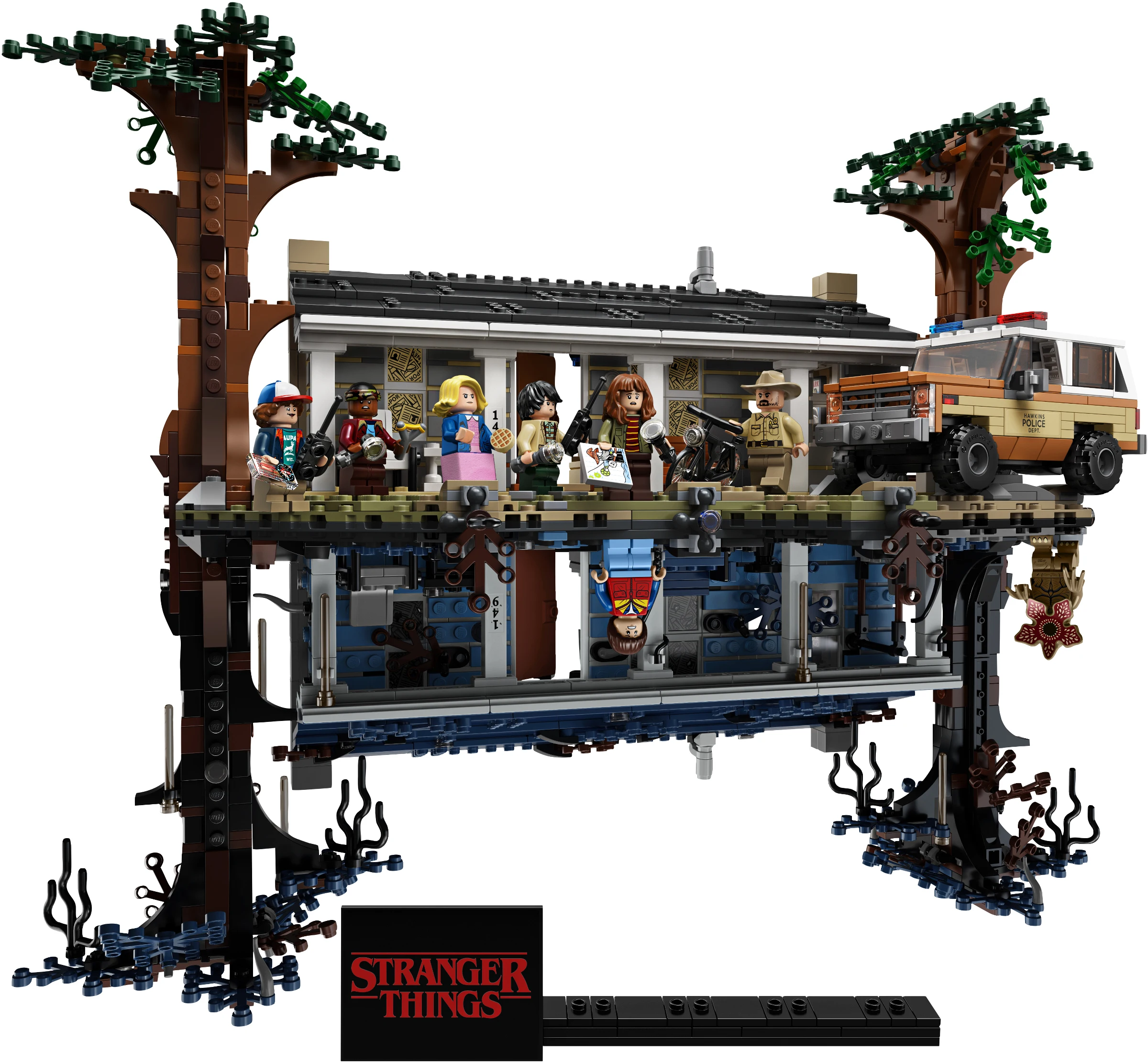 

2019 New 2499pcs Stranger Things The Upside Down compatible legoinglys Building Blocks Bricks Set Children Toys Gift