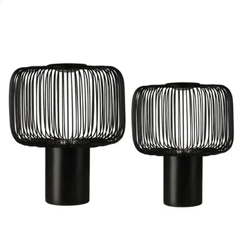 

Wholesale Marble Base Black Metal Lamp Shade Hotel Home Bedroom Bedside Table Lamp luminaria de mesa