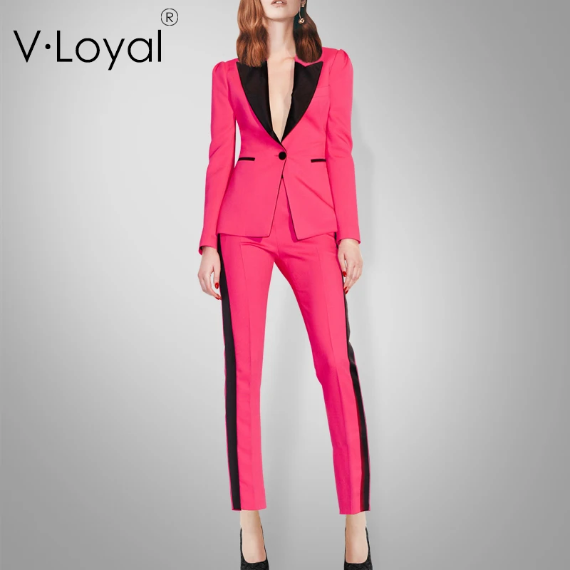 

Early Autumn New Fashion Slim Suit Jacket Euro-American Long Sleeve Button Suit Suit