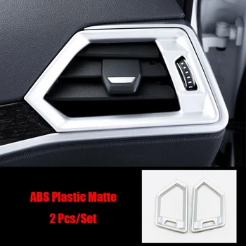 

For BMW 3 Series G20 2019 2020 ABS Matte/Carbon fibre Car left and right air outlet cover trim Sticker Car accessories styling
