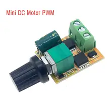 Mini DC Motor PWM Speed Controller 3V 5V 12V 24V 30V DC120W 6A DC Motor Speed Control Switch LED Dimmer