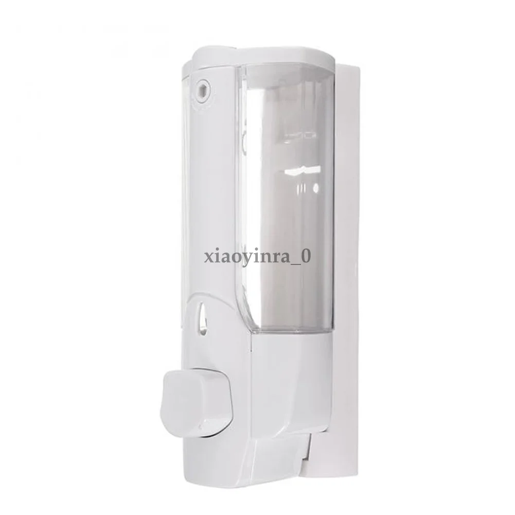 Funtion 350ml Soap Dispenser Convenient Cool Design Bathroom Wall Mount Single-Head Manual Hand Press Liquid Shampoo Shower