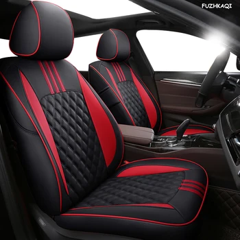 

FUZHKAQI Custom Leather car seat covers For Toyota 86 Previa Sienna Venza Fortuner Fj CRUISER MARK IZOA Avalon YARiS Verso VIOS