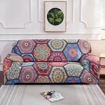 

Bohemia Spandex Sofa Cover Mandala Pattern Sofa Covers Sofa Towel Living Room Furniture Protective Armchair Couches Sofa