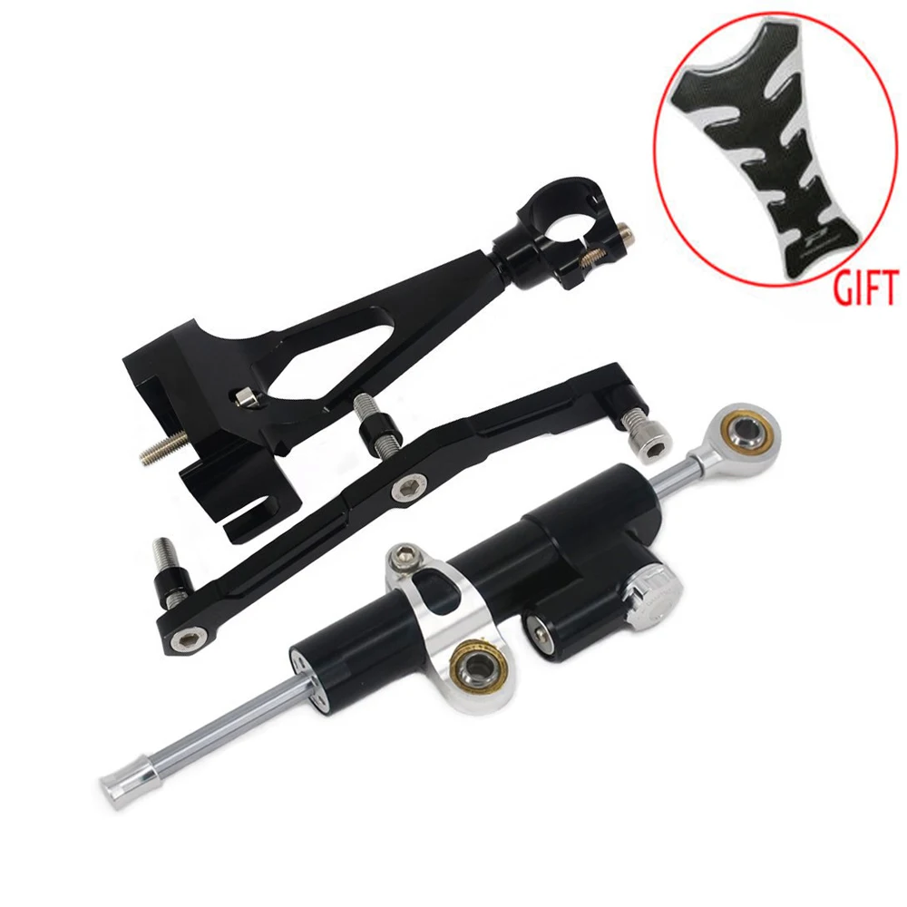 Motorcycle Accessories Adjustable Steering Stabilize Damper Bracket