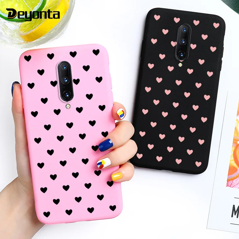 

For Oneplus 7 Pro Case 3D DIY Painted Phone Case For One Plus 7 Pro Cases For Oneplus 7Pro Candy Color Silicone Soft Cover Funda