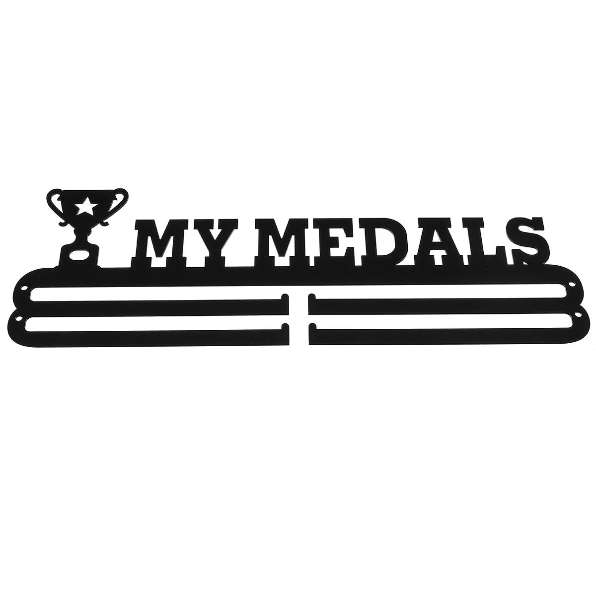 400x158 мм нержавеющая сталь медаль Вешалка медаль держатель дисплей стойка Бег Плавание тренажерный зал марафоны велосипед Спорт медаль подарок украшение - Цвет: MY MEDAL