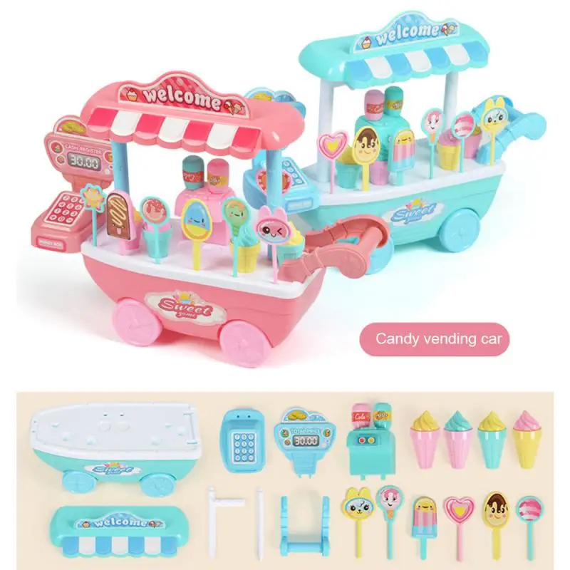 Игрушечная тележка для конфет и мороженого игрушечный домик милый подарок на