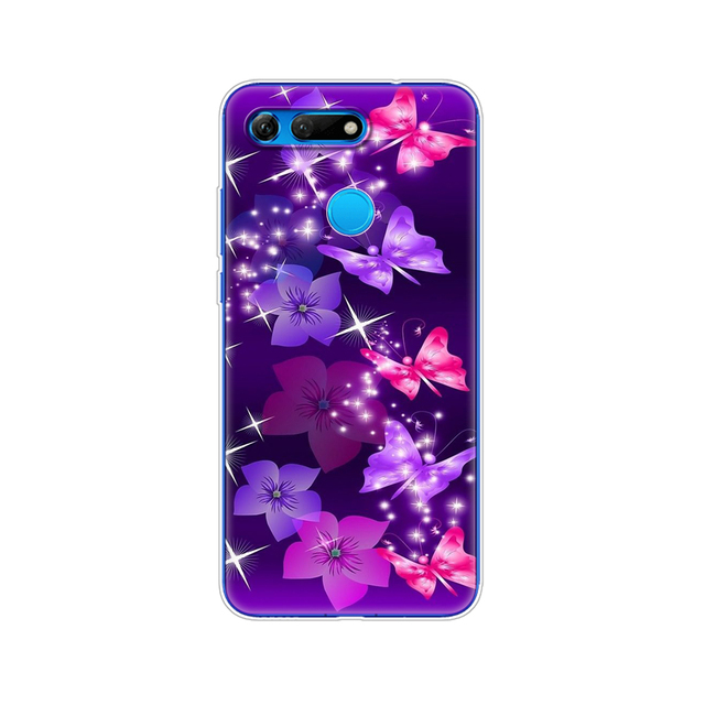 for Huawei Honor View 20 V20 Case TPU Funda Soft Silicone Cover For Honor V20 Capa Cute Animal pattern Silicone Phone