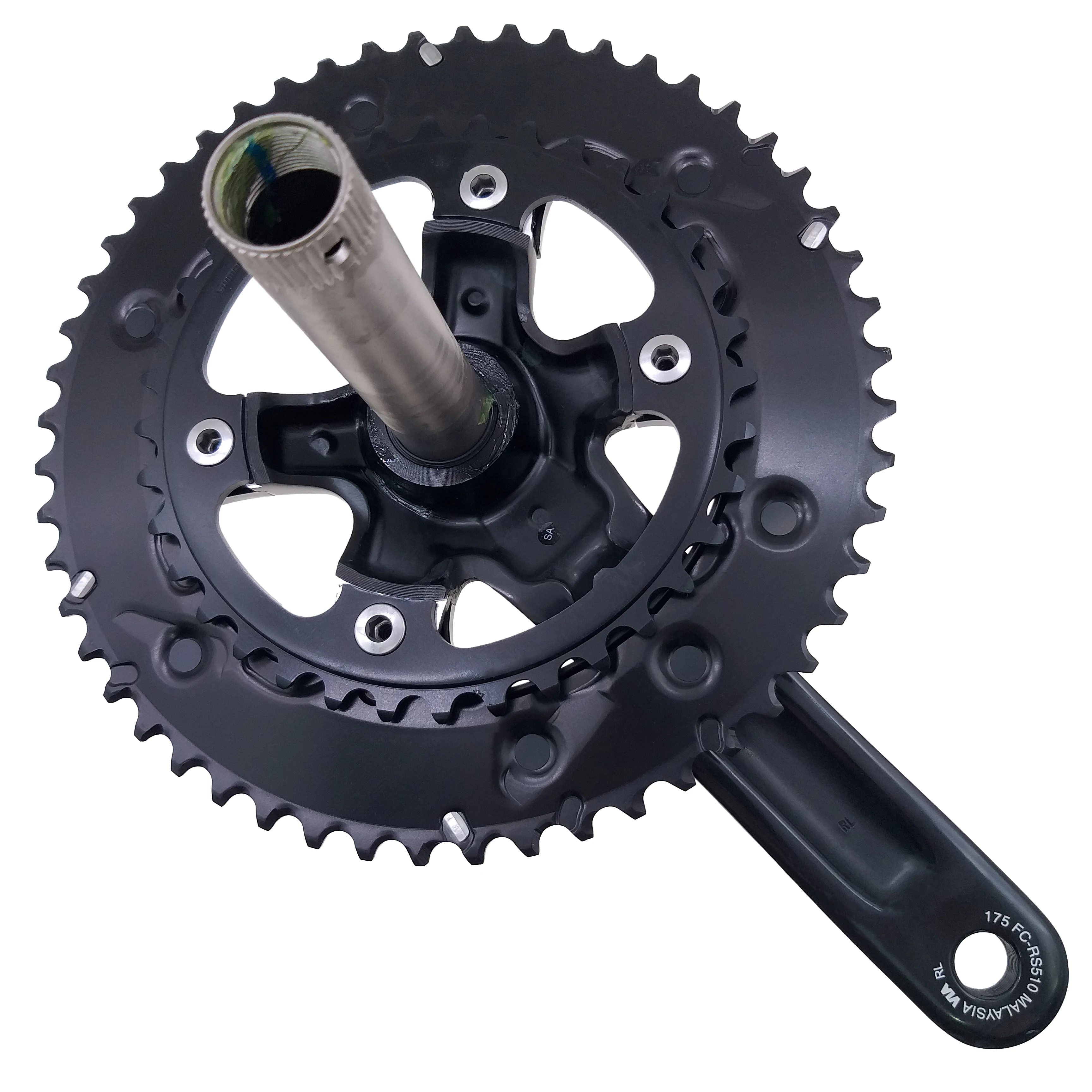 Shimano Fc Rs510 Crankset 2x11s 22 Speed Road Bicycle Bike Front Chainwheel  Crank Fc R3000 175mm 52-36t Bb-rs500 Two Piece 4700 - Bicycle Crank &  Chainwheel - AliExpress