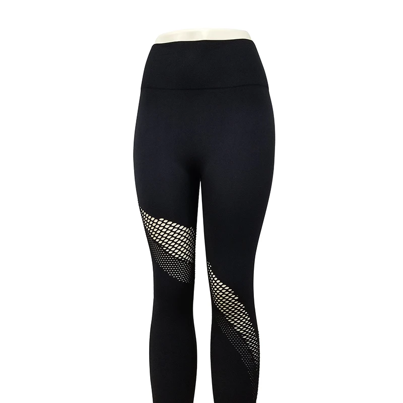 Kaminsky/Новые бесшовные легинсы, женские облегающие джеггинсы для фитнеса, женские леггинсы для тренировок, женские сексуальные сетчатые дышащие спортивные штаны, леггинсы
