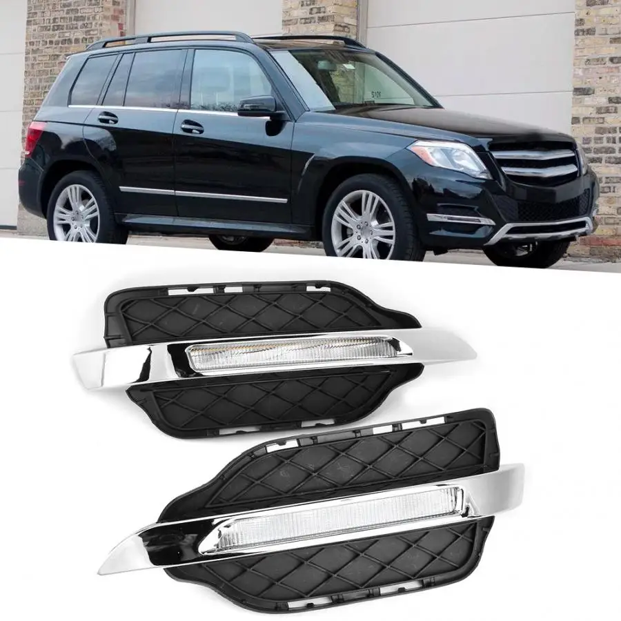 Good Product Online Shopping now 2x LED DRL daytime running light for GLK Class GLK300 GLK350