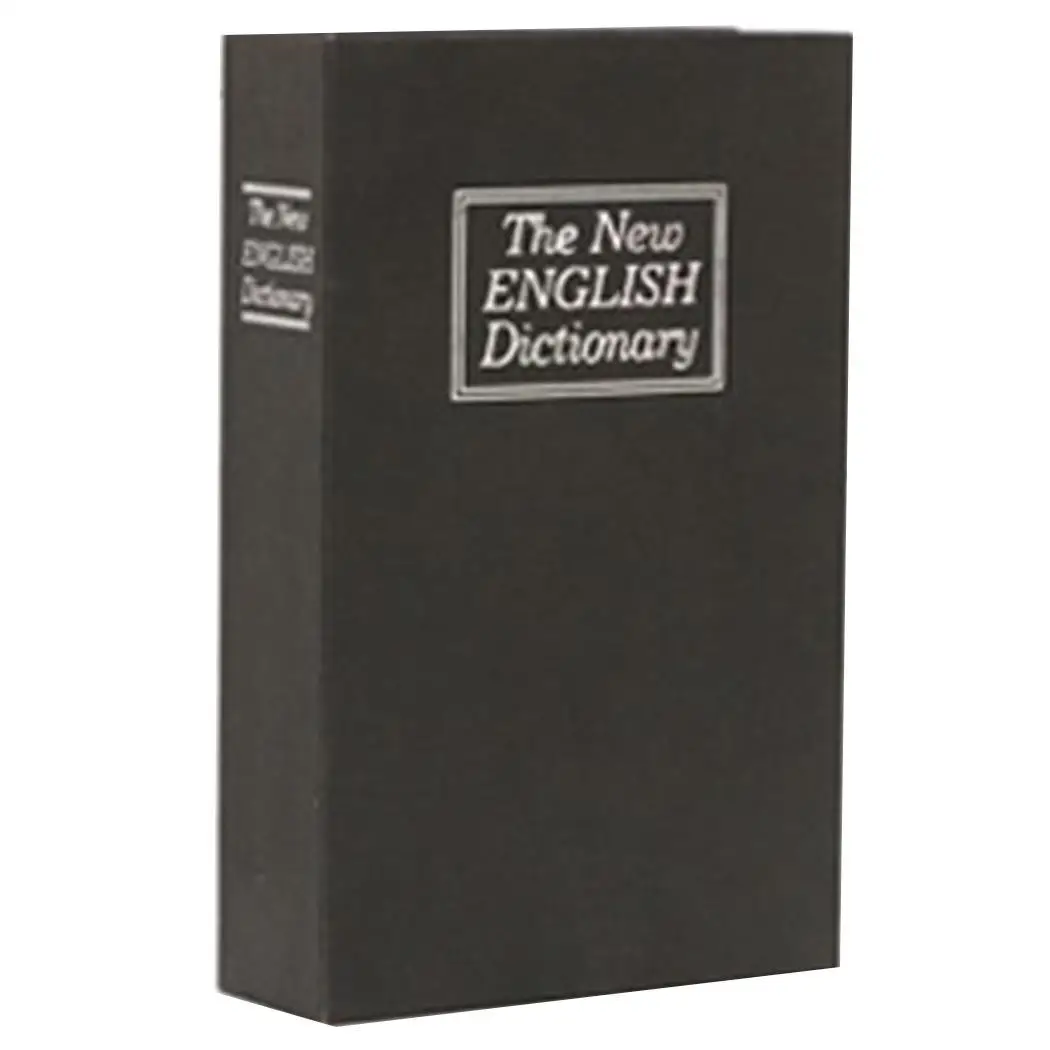 

Home Security Dictionary Book Secret Safe Storage Key Lock Box Cash Piggy Red, Coffee, Blue, Black Bank