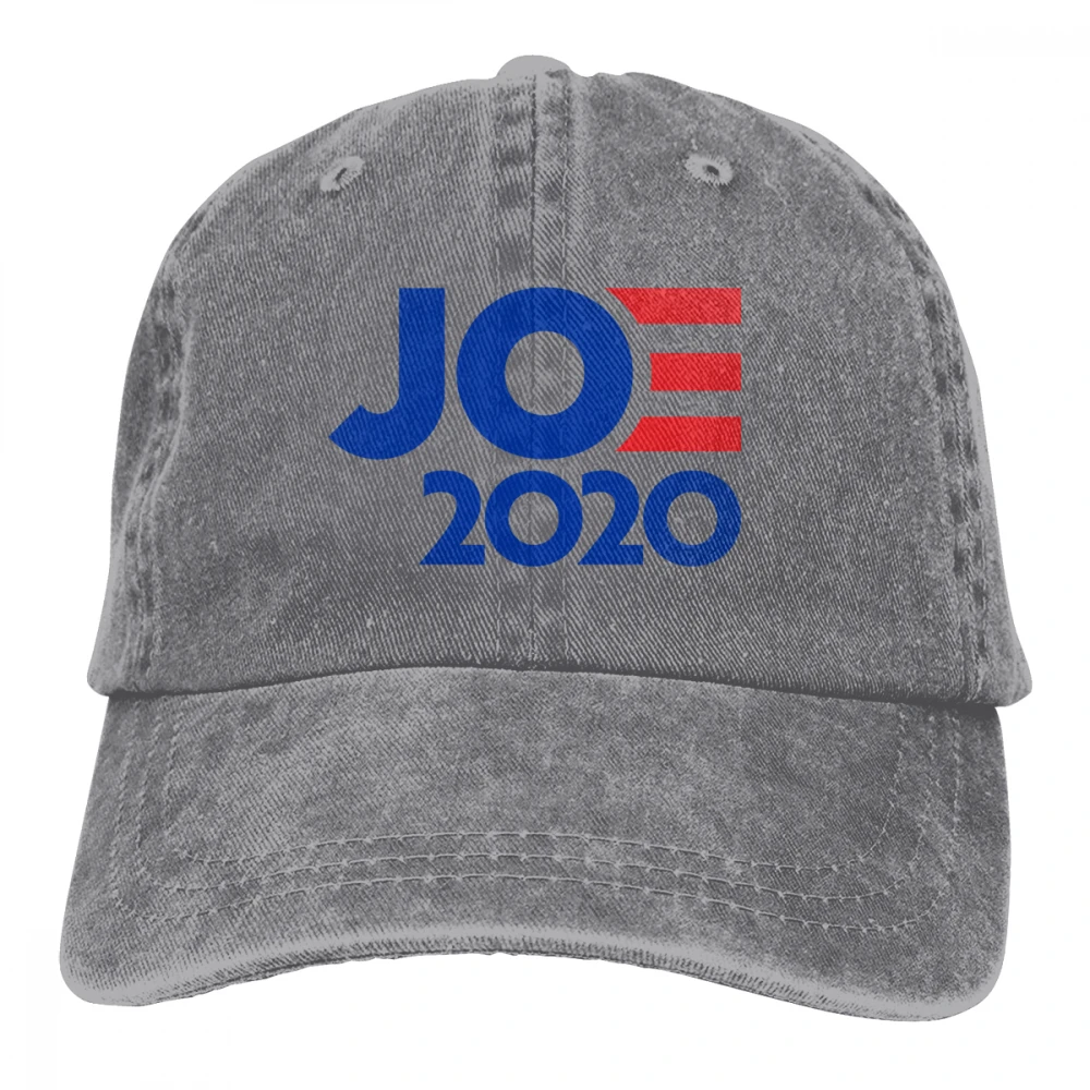 Joe для President Casquette серый унисекс Мужские Женские джинсовые бейсболка с ремешком кепки Регулируемая шляпа для гольфа папа