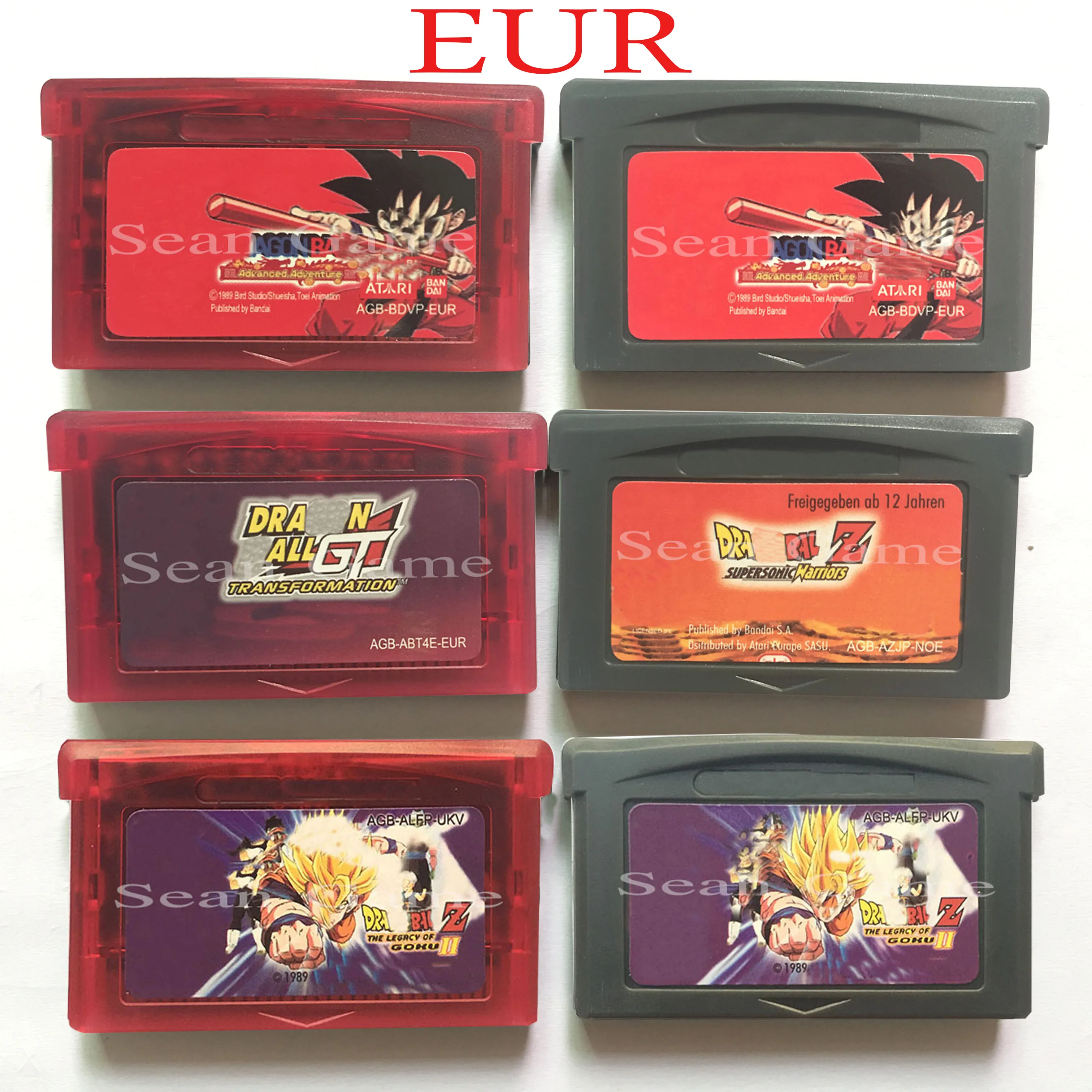 32 bit EUR портативная консоль видео игровая карта картридж Agon ball Advanced Adventure/Legacy of Goku II
