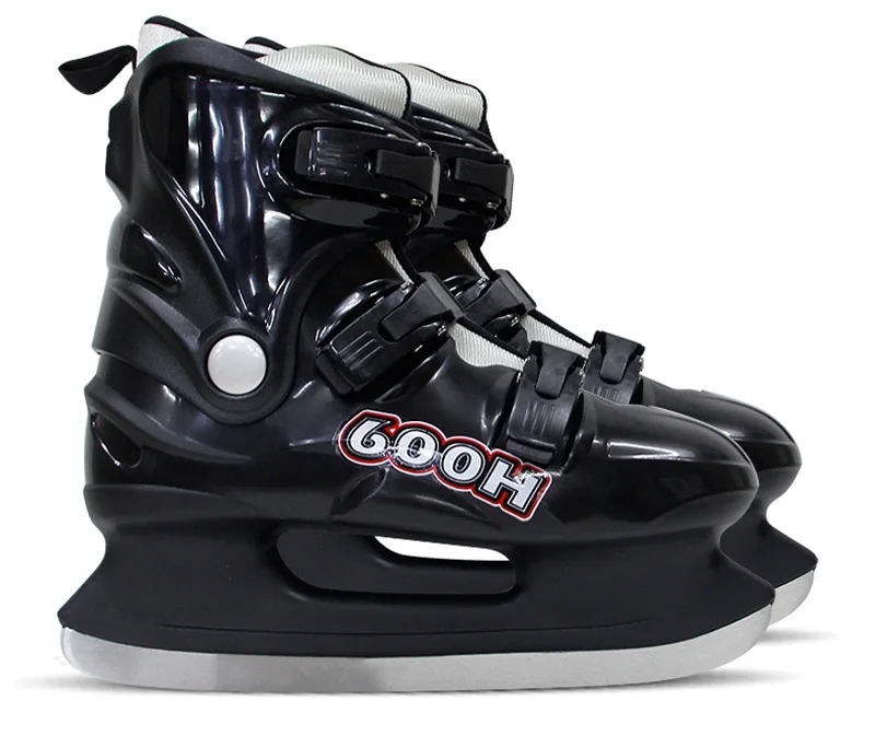 Billig Winter Erwachsene Jugendliche PP Professionelle Thermische Warme Verdicken Schlittschuhe Schuhe Eis Hockey Klinge Skating Training Anfänger