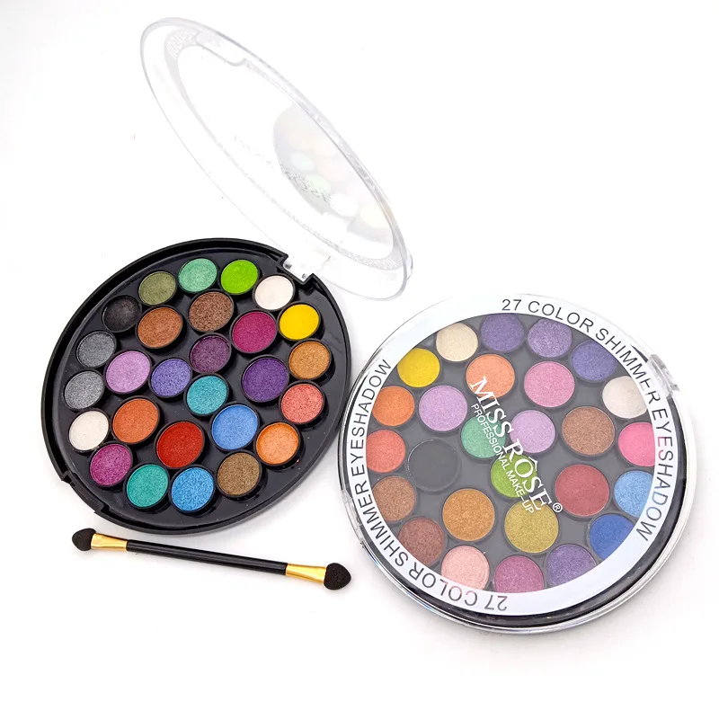 Miss Rose 27 Color Eyeshadow Pallete Waterproof Matte Shimmer Glitter Eye Shadow Palette Pressed Powder Makeup Pallete Cosmetic Miss Rose 27 Color Eyeshadow Pallete Waterproof Matte Shimmer Glitter Eye Shadow Palette Pressed Powder Makeup Pallete Cosmetic