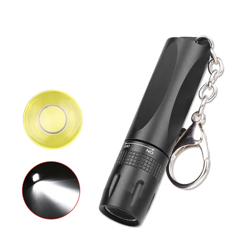 T6 LED Torch Flashlight Handheld Mini Portable Flashlight Hang Buckle Light Flashlight Aluminum Alloy Lanterna 40AUG715