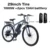 29inch E-bike Men 48V 13Ah 1000W Mountain Electric Bicycycle Lightweight Lithium Battery Electric Ebike for Adult 8