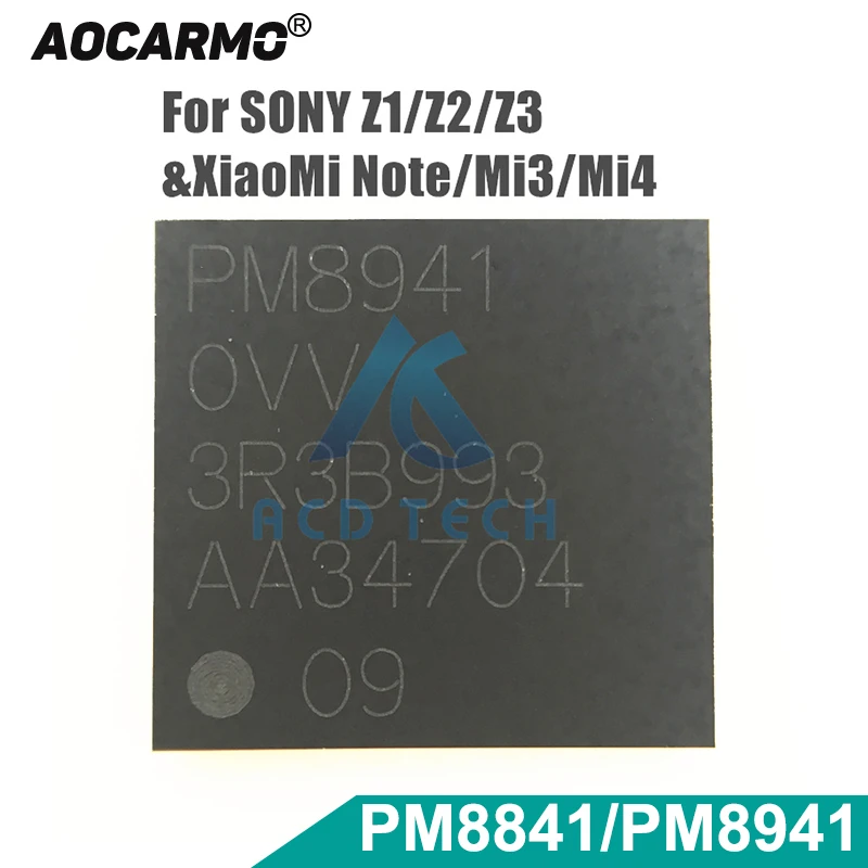 Aocarmo для Sony Xperia Z1 Z2 Z3 Xiaomi 3 4 Модуль питания IC чип PM8841 PM8941 OVV | Мобильные телефоны и