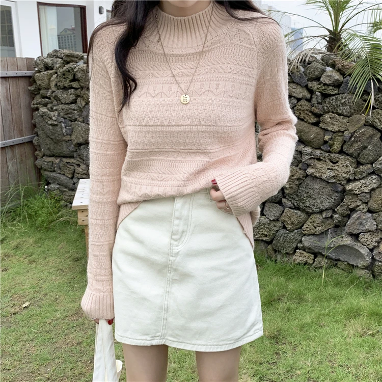 Colorfaith Новинка осень зима женские свитера Топы пуловеры корейский минималистичный сладкий стиль элегантный повседневный однотонный SW1824