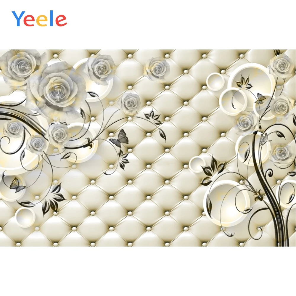 Yeele Настенный декор фотосессия постельное белье розы уточнение фотографии фоны