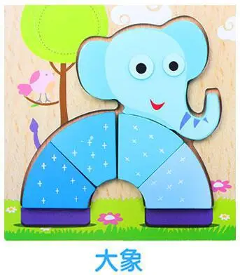 Cartoon Puzzle Мультфильм Аниме деревянные игрушки головоломка Обучающие забавные гаджеты интересные игрушки для детей подарок для детей Brinquedo - Цвет: Cartoon Puzzle