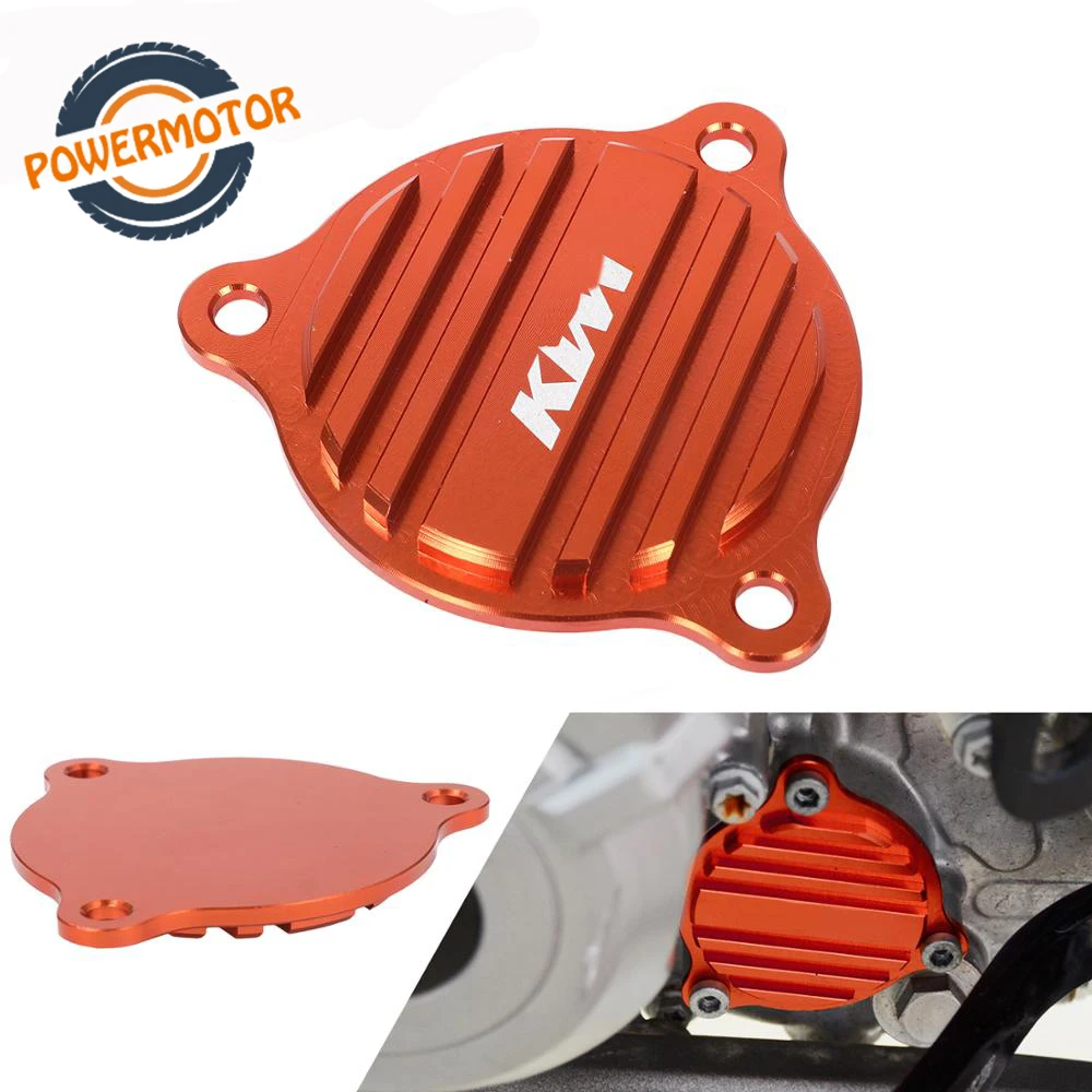 Мотоцикл CNC Заготовка Крышка масляного насоса для KTM SXF XCF XCFW XCW EXCF 250 350 450 500 530 2014 2016