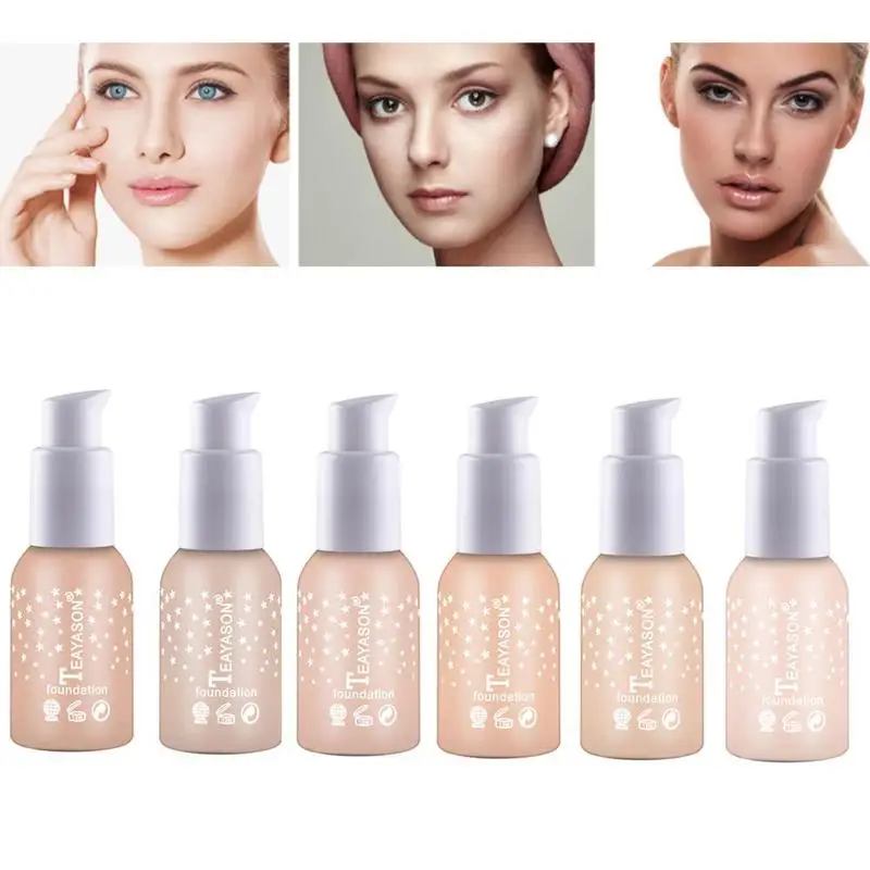 6 цветов Prime косметика/основа Увлажняющая Основа для лица жидкая Prime Foundation Long Wear Oil-control матовый консилер мягкий для лица предварительно молочный