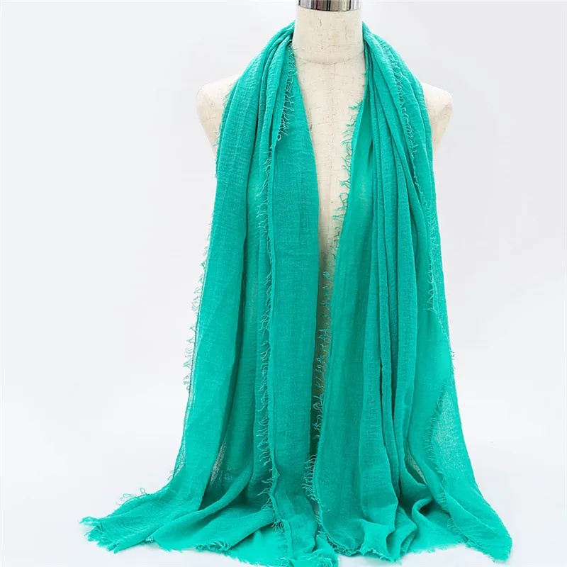 90*180 см, Женский мусульманский шарф хиджаб, Женский мягкий хлопковый платок, мусульманские шарфы, шали и палантины, хиджабы, платок