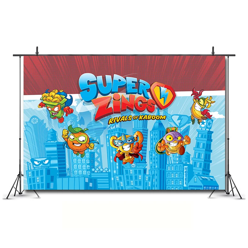 Super Zings Birthday Party Decorations Game Superzings Theme Favors Supplys Banner Cups Straws