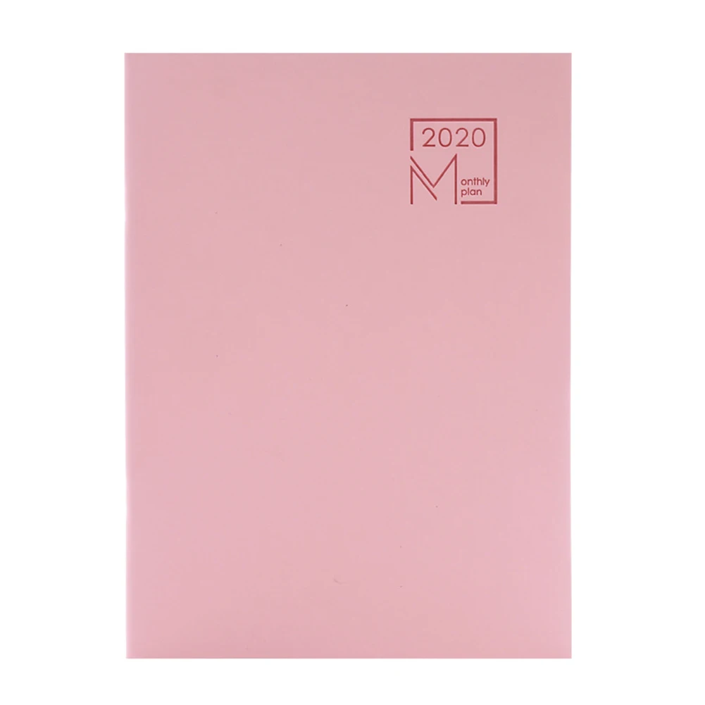

Notebook School Supplies Appointment Home Efficiency Manual Planner Faux Leather English Version Office Desk Schedule 2020 Diary