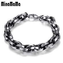 Новейшая модная бижутерия 316L Нержавеющая сталь масло капельного с веревкой, на цепочке, с подвесками Браслеты для мужчин и женщин, браслет в стиле "панк"