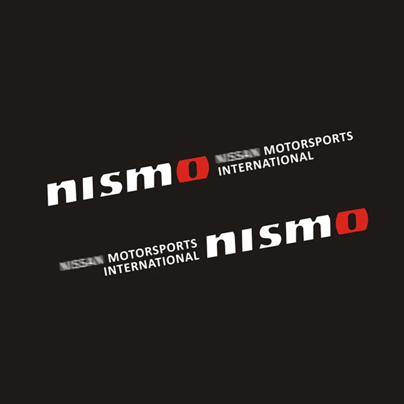 

1 пара NISMO nismo наклейки виниловые автомобильные наклейки фоторамка линия талии внешние царапины DIY Украшение светоотражающие