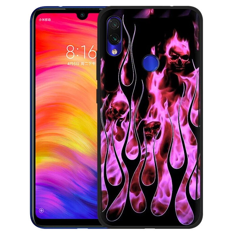 EWAU художественная личность пламя силиконовый чехол для телефона для Xiaomi Redmi 8A 4A 4X5 plus 5A 6 pro 6A 7 7A S2 GO K20 pro - Цвет: B9