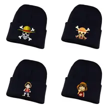Аниме цельная вязаная шапка для косплея унисекс принт Для Взрослых Повседневная хлопковая шапка для подростков зимняя вязаная шапочка