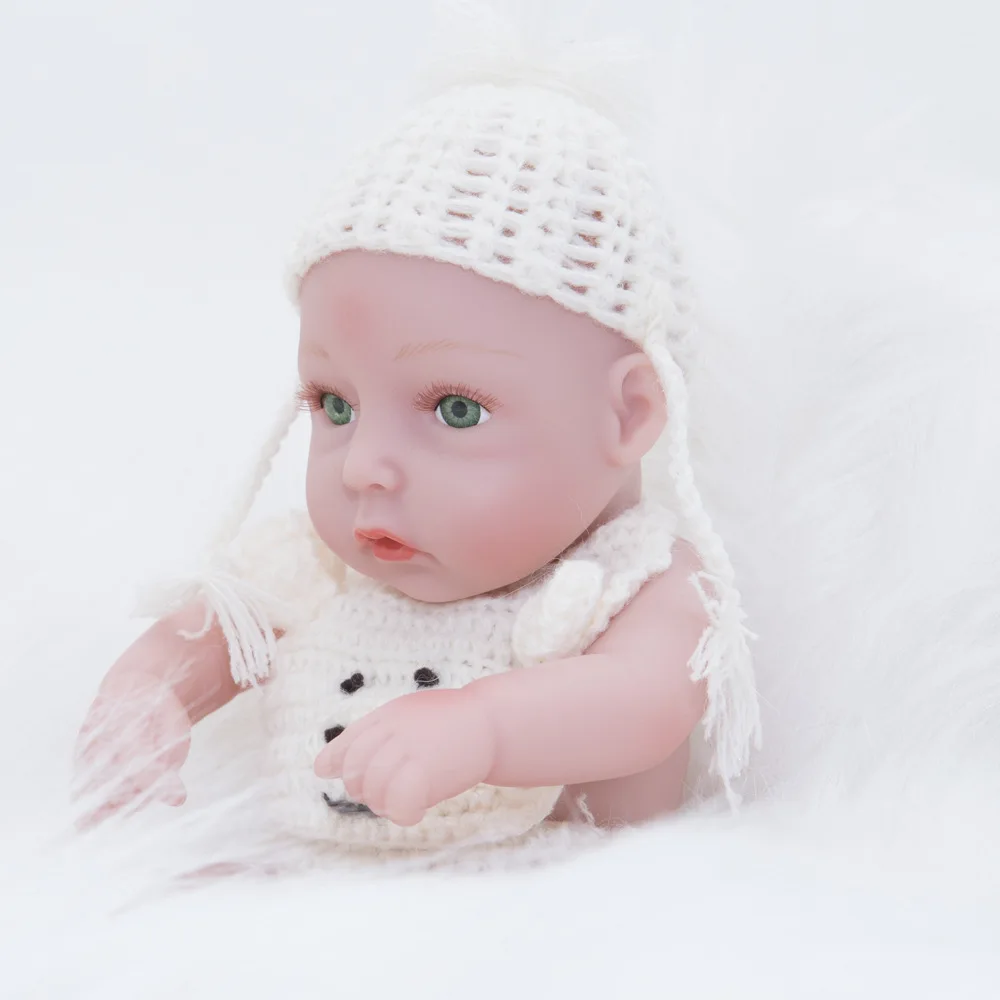 11 дюймов кукла Bebes Reborn Girl полностью силиконовая виниловая Кукла reborn baby куклы Реалистичная принцесса детская игрушка для детского дня подарки