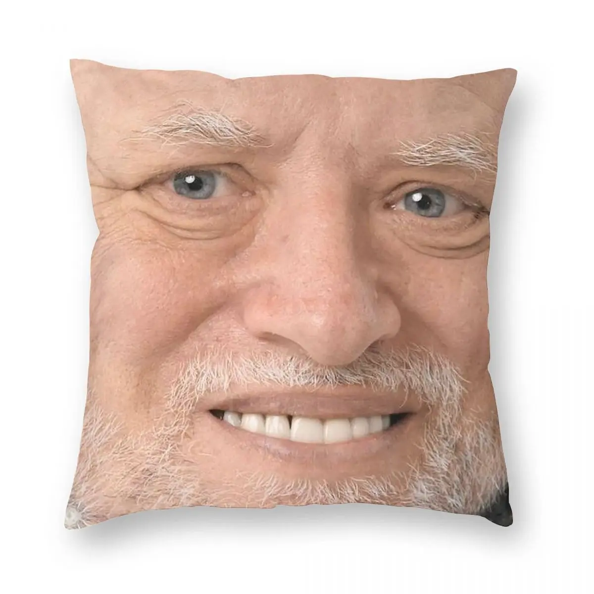 Hide The Pain Harold High Definition Square Pillowcase Polyester Linen