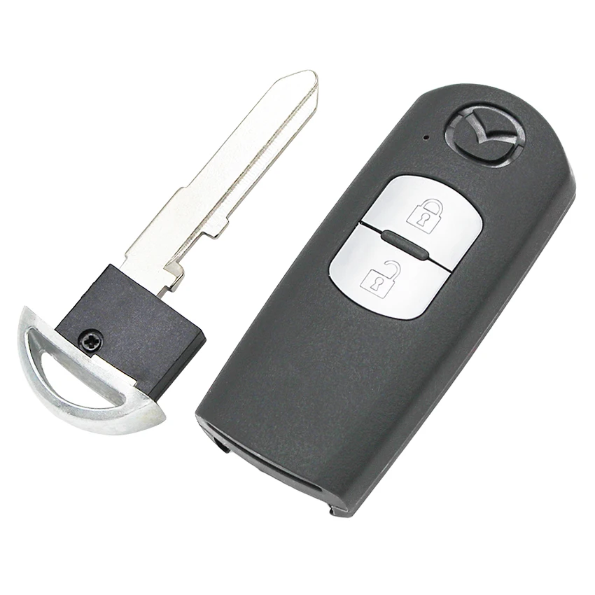 Высокое качество smart 2 кнопки дистанционного ключа Fob 434 МГц ID49 49 чип для Mazda 3 6 CX-4 CX-5 MX-5 SKE13E-01 необработанное лезвие