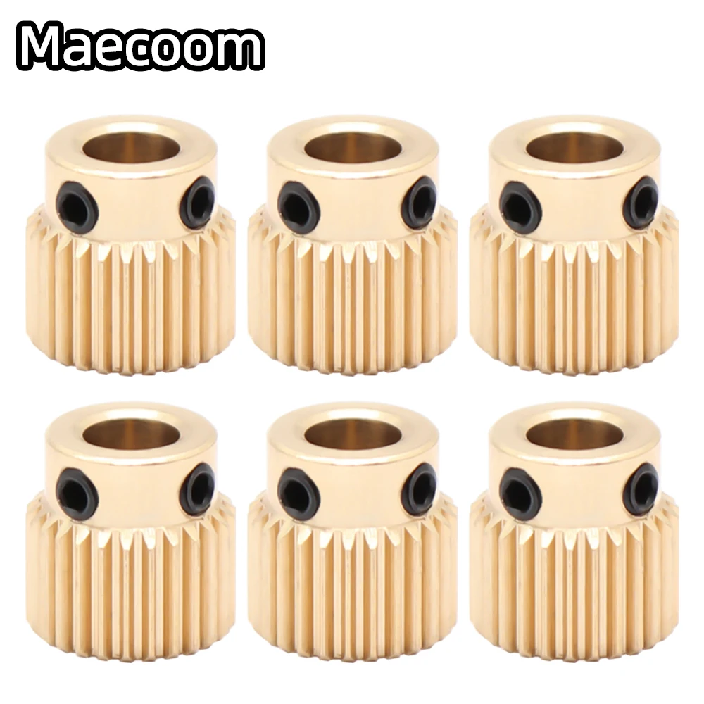Mk7 MK8 Extrusion Gear 26 40 Tooth Teeth Brass Drive Feeding Wheel for Anet A8 Ender3 Cr10 3D Printer Extruder | Компьютеры и офис