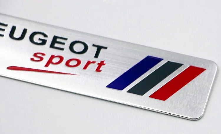 Подходит для peugeot 3084085082008301 Fender стикер s модифицированный автомобильный боковой ярлык металлический логотип для автомобиля бампер стикер