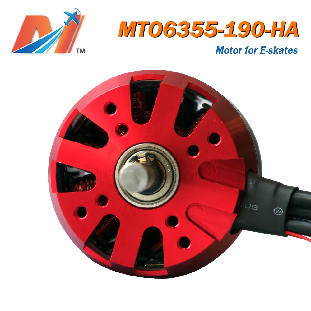 Maytech e-skateboard 6355 бесщеточный мотор 190kv+ пульт дистанционного управления mtskr1712(2 шт