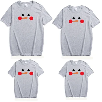 

hristmas Family Dad Mom and Me Father Mother Daughter Son Christmas New Year T-shirt Cotton Outfits Family Matching Clothes